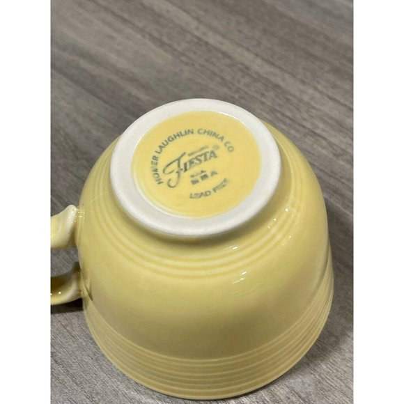 Collectible Mug Fiesta Light Yellow Color H8 - Picture 2 of 2